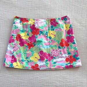Lily Pulitzer floral wrap mini skirt